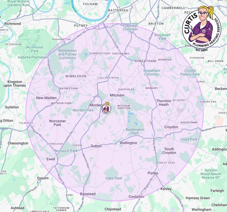 Map of area we cover