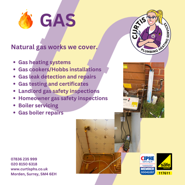 List of natural gas work we carry out